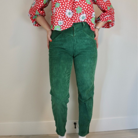 Vintage 1980s United Colours Of Benetton Corduroy Pants - Picture 1 of 6